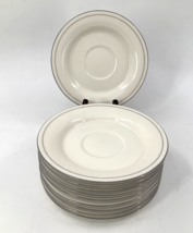 Set Of 10 Lenox Chinastone For The Grey Patterns Saucers Made In U.S.A. - £47.35 GBP