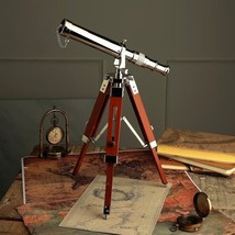 Telescope on Tripod Stand/Telescope for Home Décor Table Accessory Nautical Spy - £68.36 GBP