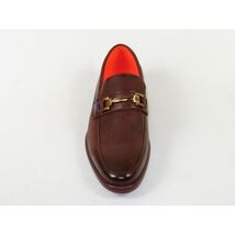 Men's TAYNO Shoes The Caprio L TAYNO leather Bit Loafer Coffee perforated image 2