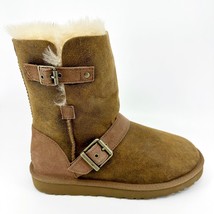 UGG Classic Short Dylan Womens Sheepskin Suede Winter Fur Boots - £90.42 GBP