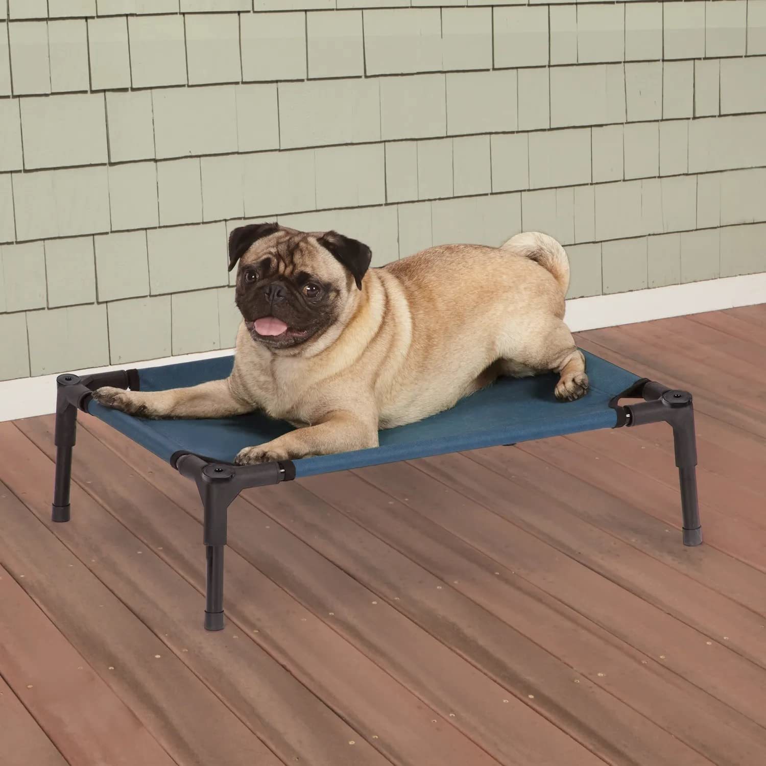MPP Dog Beds Blue Chew Resistant Elevated Pet Cots Cold and Heat Protect... - $61.65+