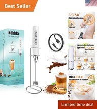 Compact Handheld Electric Whisk with Stainless Steel Stand - 3 Speed Set... - $840.68 MXN