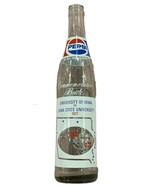 Vntg Commemorative Pepsi Bottle 1977 University of Iowa vs Iowa State Un... - £7.02 GBP