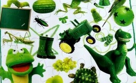 Jigsaw Puzzle CRAYOLA WORLD OF GREEN 24 Pieces 11&quot; x 8.25&quot; Bendon - $45.04 MXN