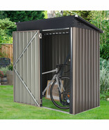 Outdoor Metal Storage Shed w/Lockable Door for Backyard Garden tool shed - $410.62 CAD