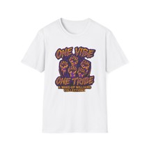 Unisex T-Shirt w/ Purple &amp; Yellow &#39;One Vibe One Tribe&#39; Affirmation Design - $29.99