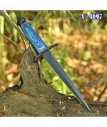 V-42 FSSF Dagger Knife Spike Fixed Blade Dual Edge Dagger Blade + Sheath - $35.63