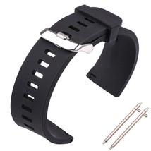 22mm Black Smart Watch Quick Release Watch Strap Band - £12.58 GBP