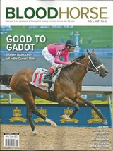 2018 - July 7th Issue of  Blood Horse Magazine - WONDER GADOT on the cover - £14.46 GBP