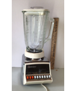 Vintage OSTERIZER Galaxie Dual Range PULSE-MATIC 16 Blender MCM Chrome 1... - $24.74