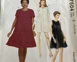 Vintage 1990&#39;s Easy McCall&#39;s Pattern 7504 Size 14 16 18 Easy Swing dress - $15.88