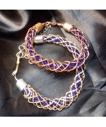 Bracelets - Japanese-influenced Kumihimo Design - Two bracelets in one! - £31.38 GBP