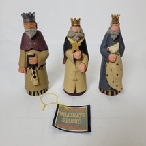 Williraye Studio Three Kings Figurines Coyne&#39;s &amp; Company 5.5&quot; Set 2002 N... - £31.14 GBP