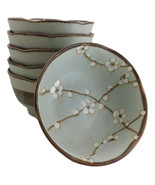Made In Japan Ceramic Soushun Sakura Cherry Blossoms Small Rice Soup Bow... - $57.99