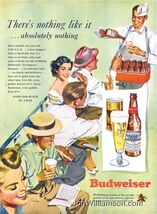 Budweiser Bud Light Beer Advertising Metal  Sign 8x12in Vintage Frogs Sp... - $24.74