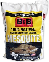 B &amp;B Charcoal 00130 %100 Natural Smoking Wood Chunks Mesquite 549 cu in - $34.64
