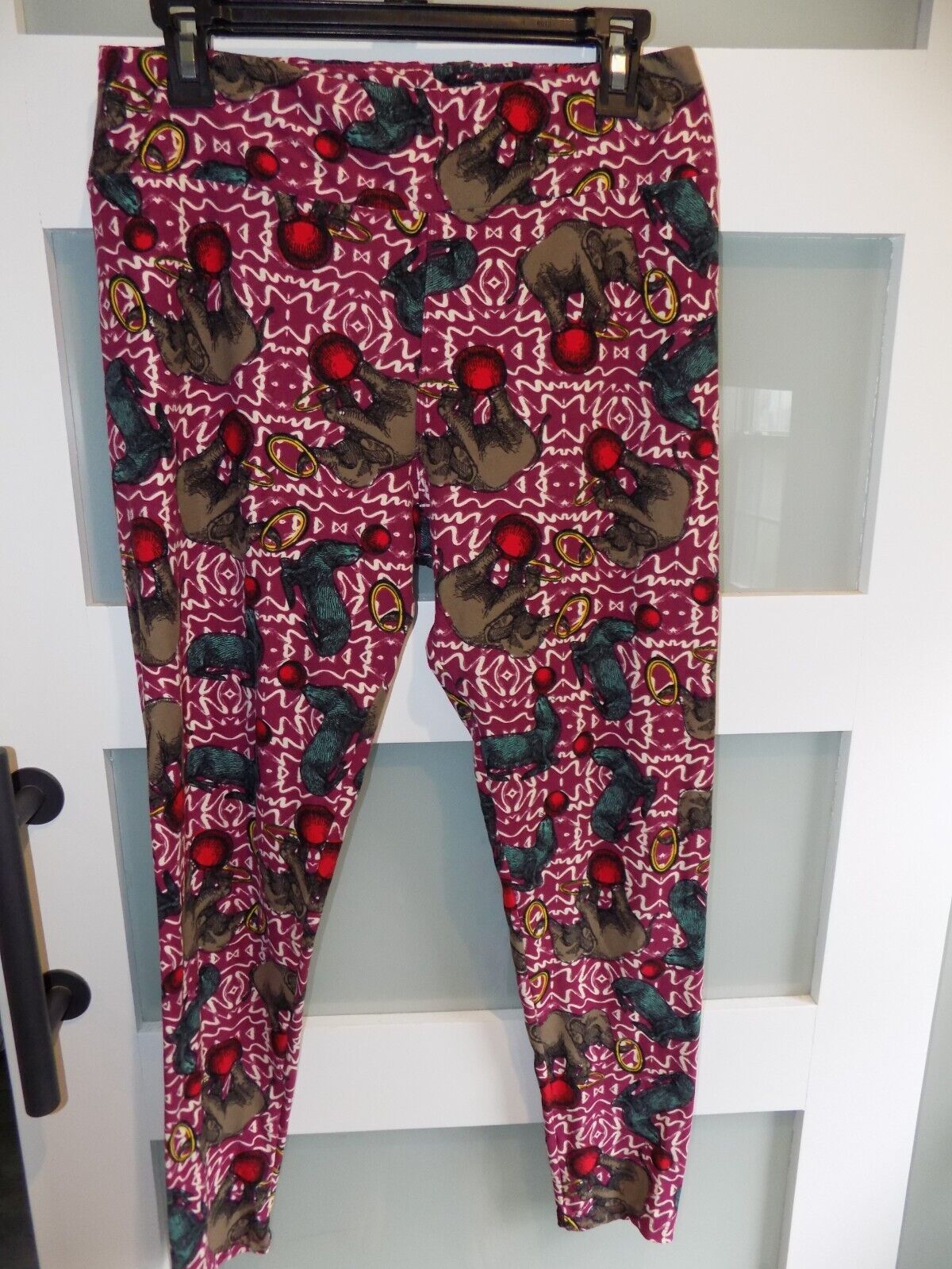 LuLaRoe Circus Elephant Leggings Size T/C Women&#39;s - $18.40