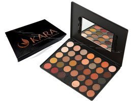 KARA 35 Color Eye Shadow Palette Highly Pigmented Shimmer &amp; Matte Eyeshadow ES06 - £11.55 GBP