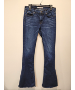 J.Brand Martini Blue Jeans Denim Flared Wide Hem Boho Street Wear Trendy... - $450.46 MXN
