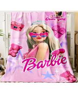 Barbie Small Throw blanket Measures 53 x 40 Inches - $16.78