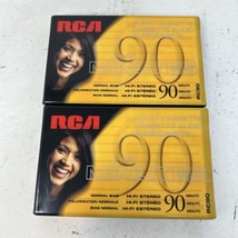 Rca RC90 Cassette 90 Minutes Blank Recording Tape Set 2 Pack, New & Sealed - $3.86