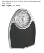 Thinner Analog Body Weight Scale Extra Large Dial 330 Lb Capacity Comfor... - €23,76 EUR Thinner Analog Body Weight Scale Extra Large Dial 330 Lb Capacity Comfor... - €23,76 EUR