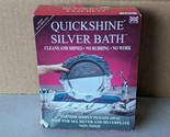 New Quickshine Silver Clean And Bath, 4 Sachets, Cleans silver &amp; silver ... - $21.99
