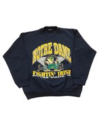 Vintage 1990&#39;s Notre Dame Fightin&#39; Irish Blue Crewneck Sweatshirt Men&#39;s ... - $54.86 CAD