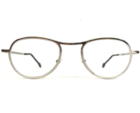 Vintage la Eyeworks Eyeglasses Frames SLICK 405 Shiny Silver Round 45-20... - $65.36