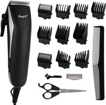 Ckeyin Hair Cutting Kit For Men Professional Corded Clippers Barbers Grooming - £32.20 GBP