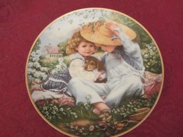 Sandra Kuck Collector Plate A Time To Love 1989 March Of Dimes Puppy - £7.98 GBP