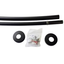 Kohler 9351-BL Expanse Contemporary Curved Shower Rod - Matte Black - $70.90