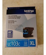 New Genuine Brother LC103C XL Cyan Ink Cartridge High Yield  - £15.86 GBP