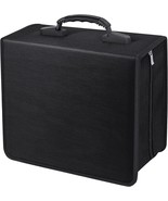 Siveit CD/DVD Binder, CD DVD Case Holder Binder 400 Capacity CD/DVD Wallet - $52.16 CAD