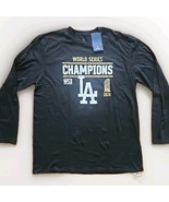 NWT LA Dodgers Shirt Size XL Fanatics 2020 World Series Champs Los Angel... - €14,41 EUR