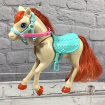 Barbie Chelsea&#39;s Pet Horse Pony Figure Red Hair Saddle Bridle EUC   - $14.84