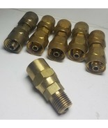 ( 6 pieces )  Schrader Brass Hose Repair Couplings  - $646.24 MXN