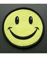 SMILEY FACE EMOJI EMBROIDERED PATCH 3 INCHES - £4.21 GBP