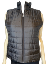 Ann Taylor LOFT Puffer Vest Women&#39;s M Black - £11.15 GBP