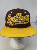 Arizona State Sun Devils Script SnapBack Trident Hat Cap Zephyr Wool/Acrylic - £10.78 GBP