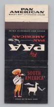 Matchbook Cover Pan American South America 1957 1958 Pocket Calendar 30 Stick - £5.69 GBP