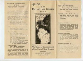 Guide to the Port of New Orleans Louisiana 1930&#39;s Seymour Weiss - £28.09 GBP