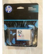 New HP 62 Tri-Color Standard Yield Ink Cartridge. Exp 5/23.  Malaysia. - £9.33 GBP
