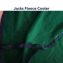 Jacks Mfg Acrylic Fleece Horse Size Cooler Green 84x90 USED image 3