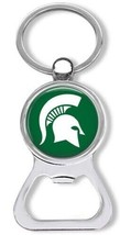 Michigan State University (MSU) Spartans Keychain Bottle Opener - White Helmet - £6.31 GBP