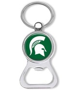 Michigan State University (MSU) Spartans Keychain Bottle Opener - White ... - £6.41 GBP