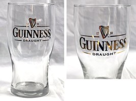 Guinness Draught Tulip Beer Glass Dublin Ireland 18 oz Gold Logo - £18.16 GBP