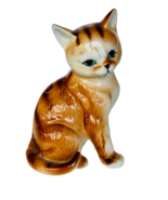 Cat Kitten Figurine vtg  1950s Japan anthropomorphic tiger stripe tabby ... - £23.35 GBP