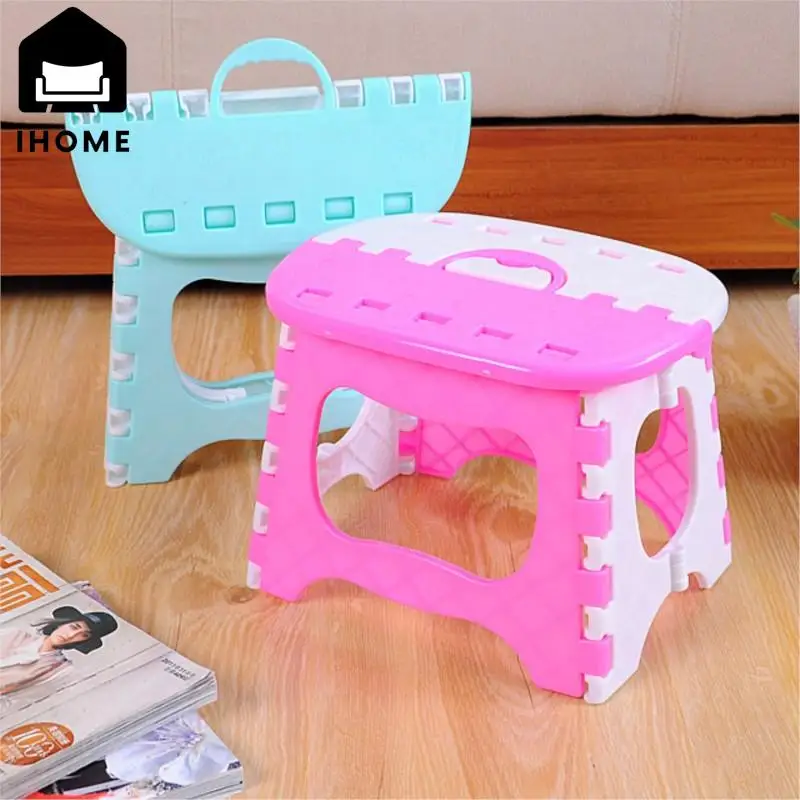 IHOME Thickened Portable Plastic Folding Stool For Adults And Children Mini - £28.15 GBP