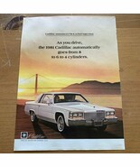 VINTAGE 1980 1981 CADILLAC CAR AUTOMOBILE PRINT AD - $9.49